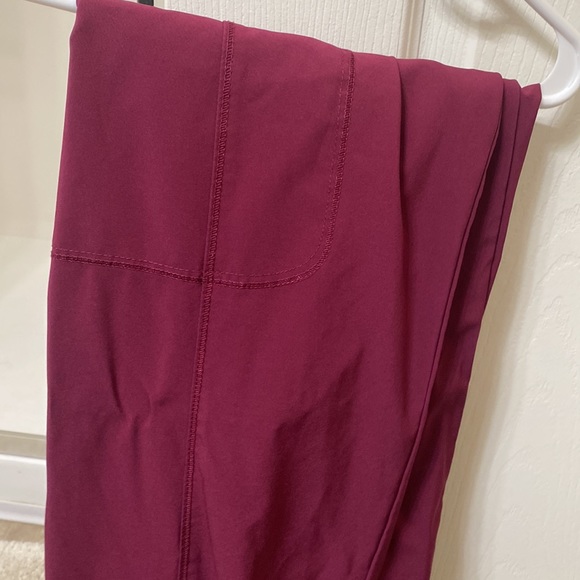 Infinity scrub pants, wine color - Picture 3 of 3